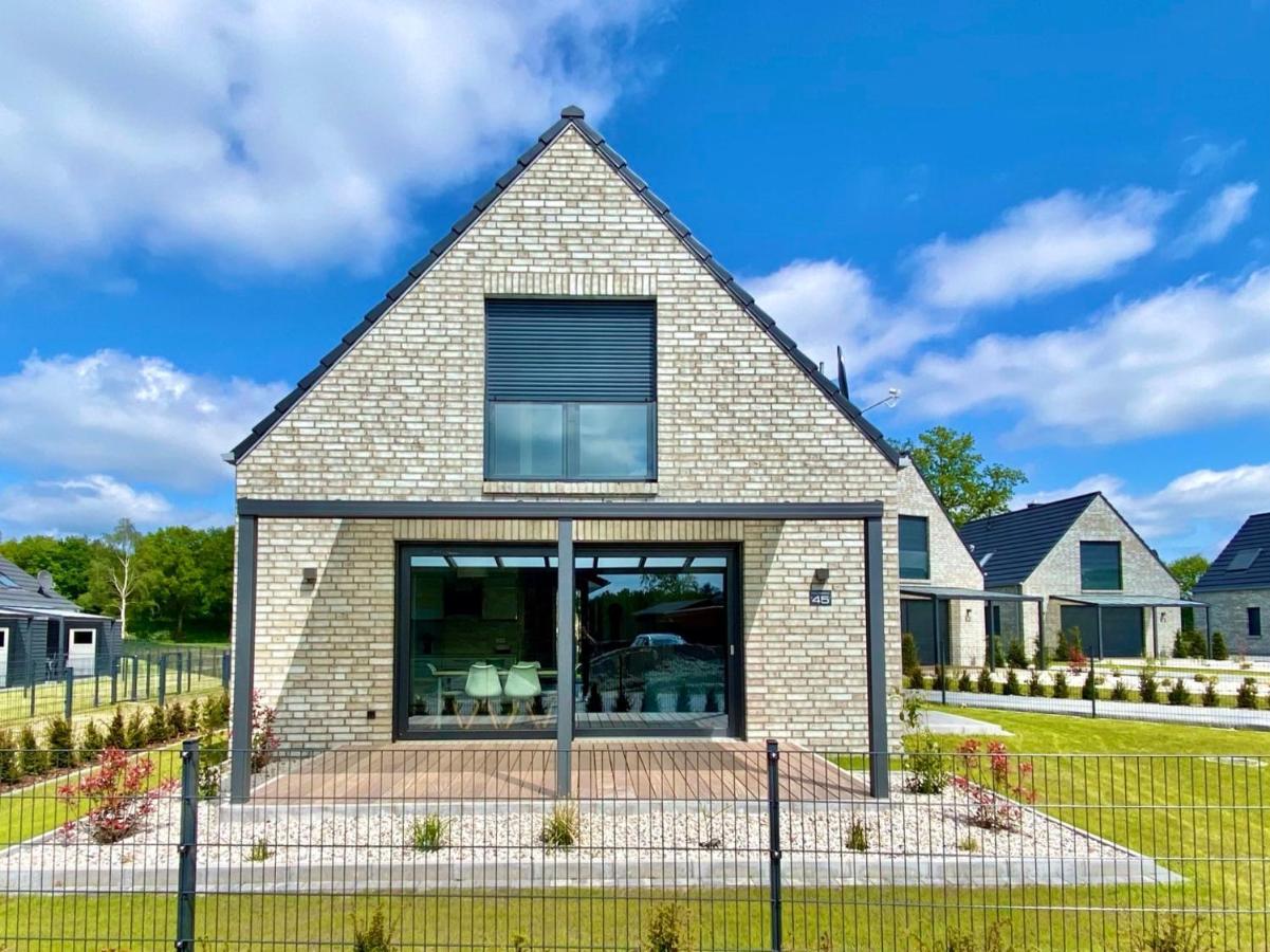 Barssel  Ferienhaus Seestern Am Harkebruegger See Mit Sauna Und Kamin מראה חיצוני תמונה