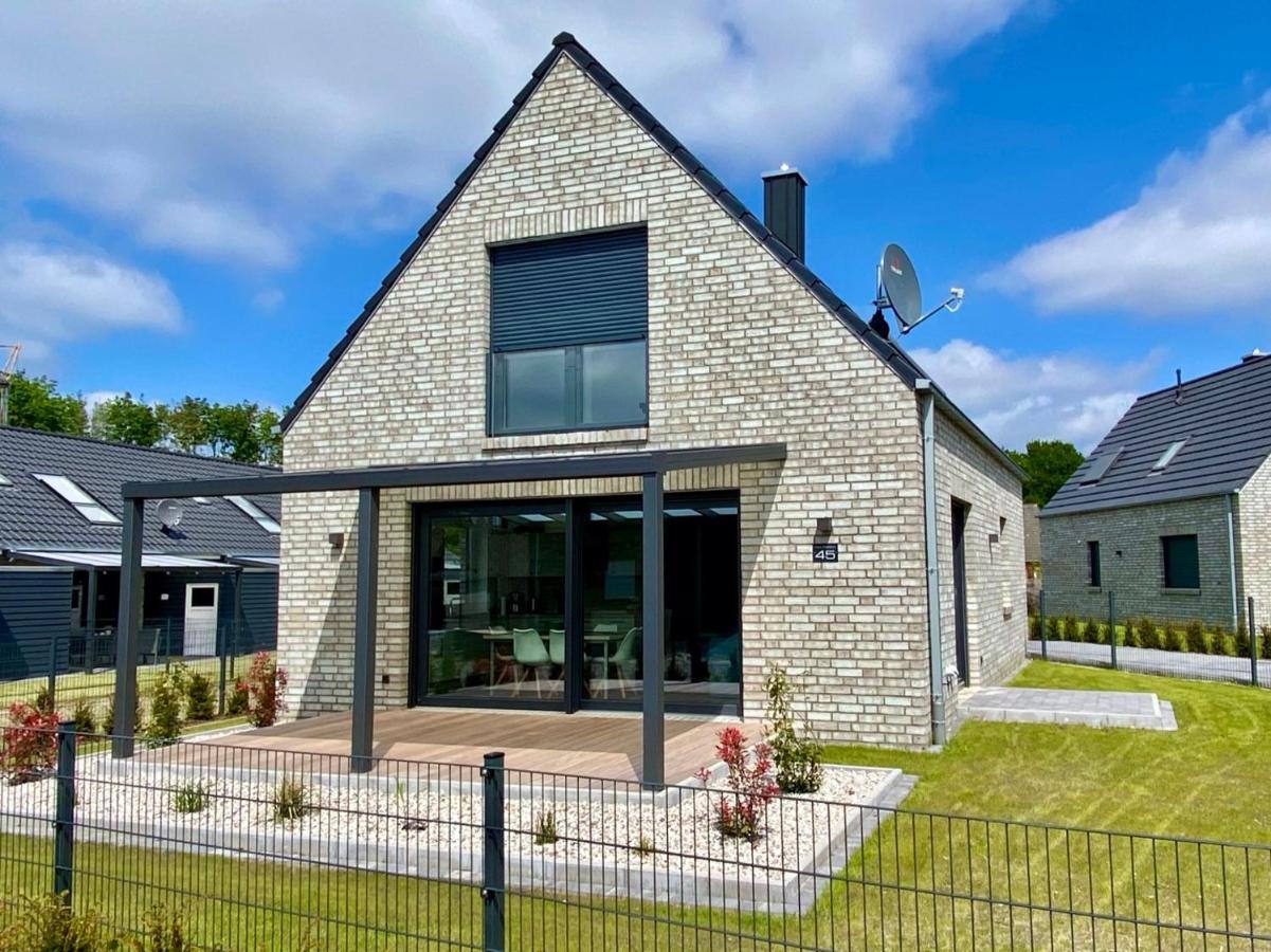 Barssel  Ferienhaus Seestern Am Harkebruegger See Mit Sauna Und Kamin מראה חיצוני תמונה
